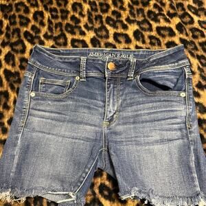American Eagle kick boot shorts